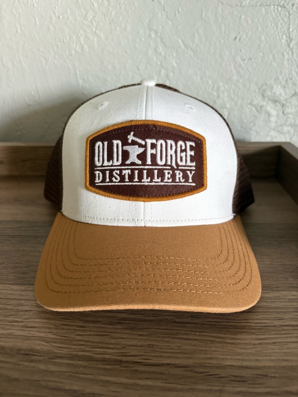 Old Forge Distillery Brown, White & Tan Trucker Hat
